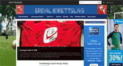 Desktop Screenshot of erdal-il.no